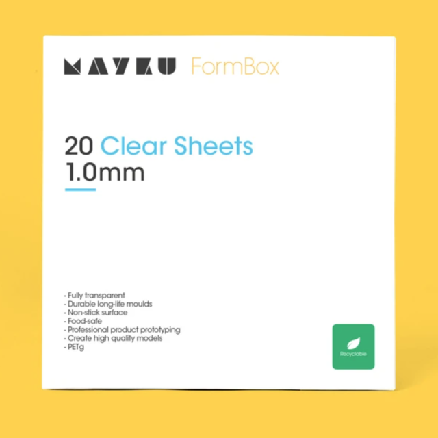 Mayku Clear Sheets 1mm 20 Pack