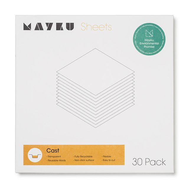 Mayku Clear Sheets 0.5mm 30 Pack